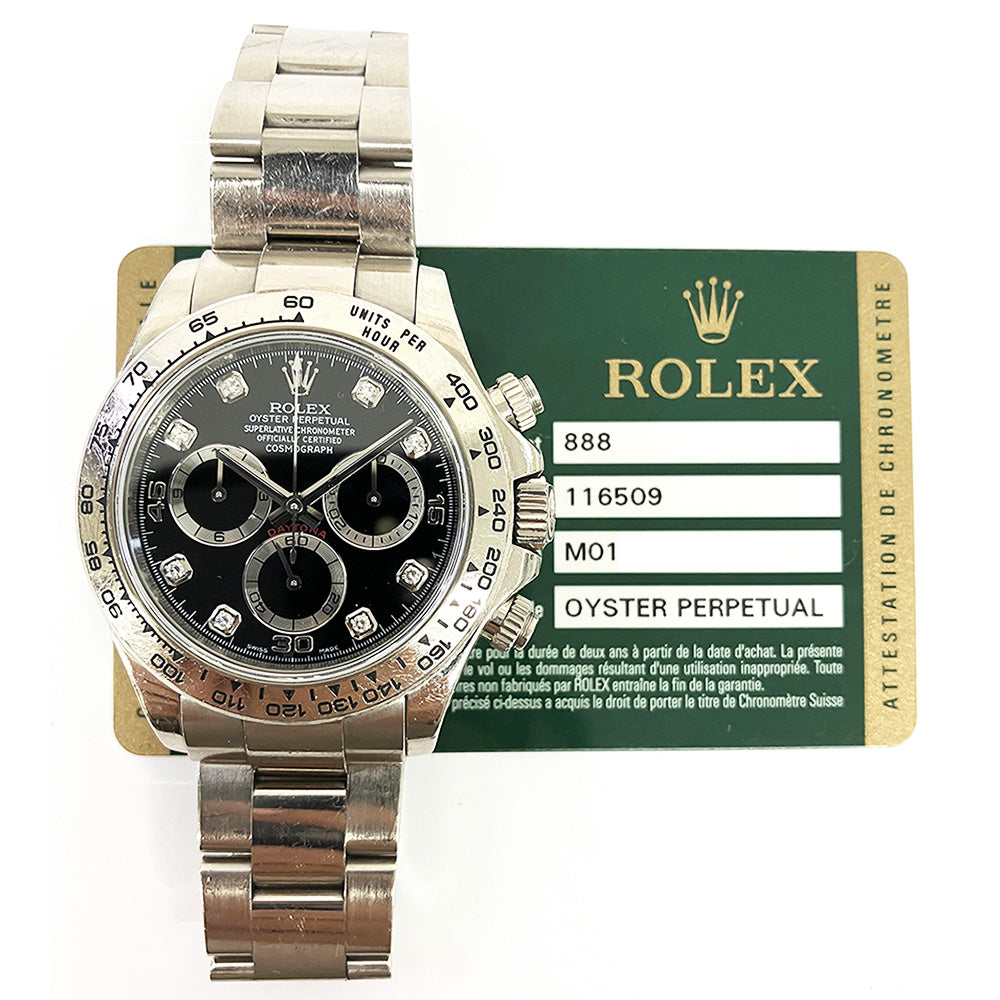 Daytona White Gold 116509