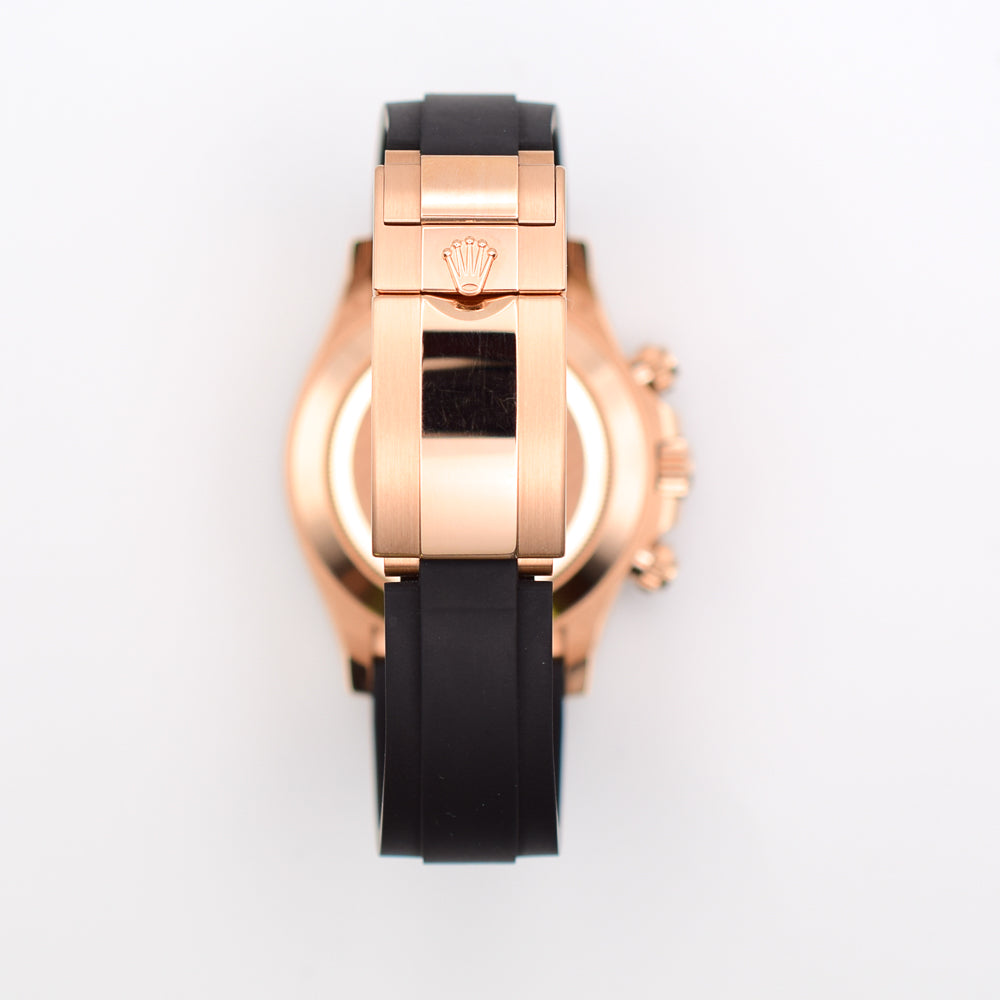 Daytona Rose Gold with Rubber Strap 116515LN