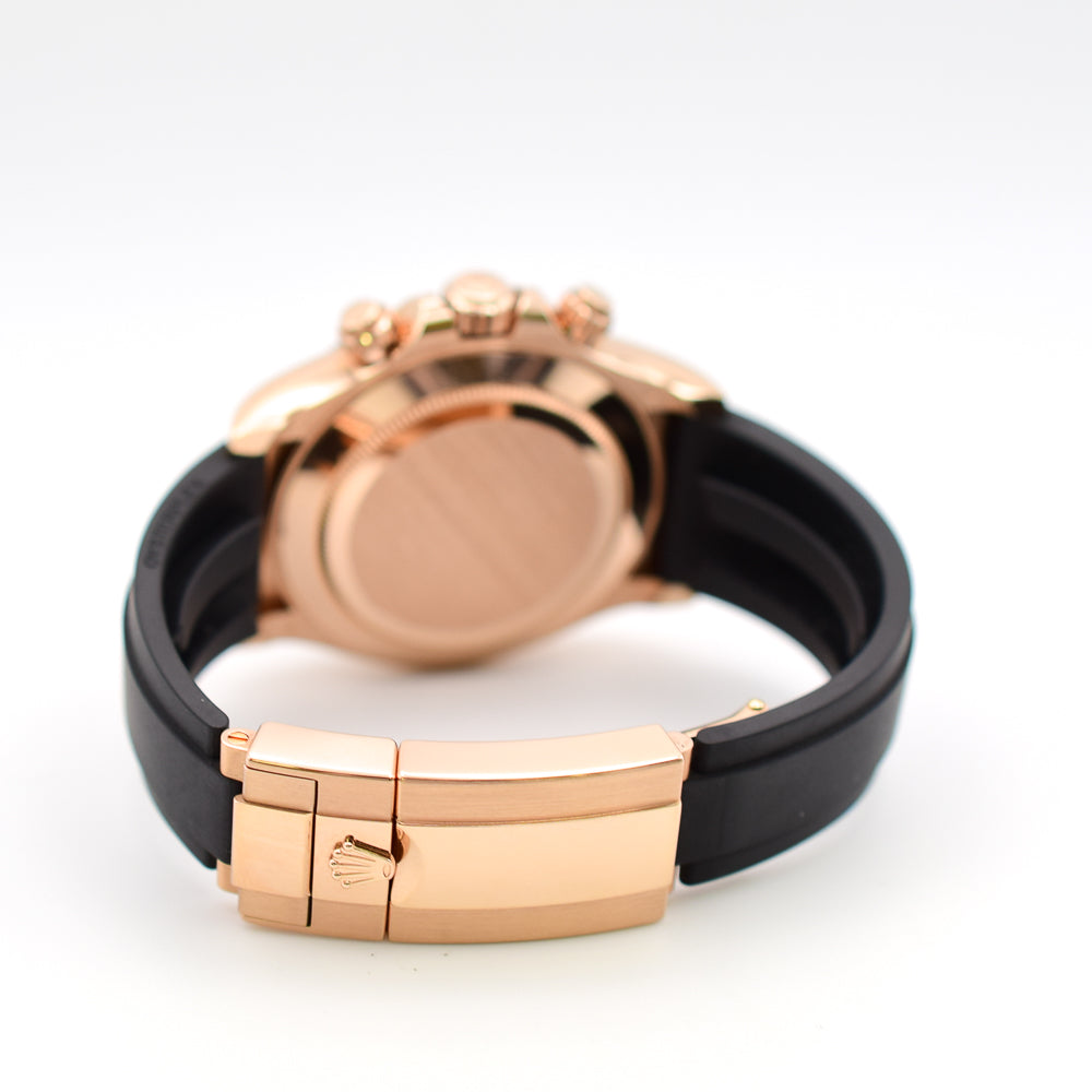 Daytona Rose Gold with Rubber Strap 116515LN