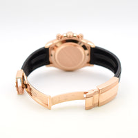 Daytona Rose Gold with Rubber Strap 116515LN