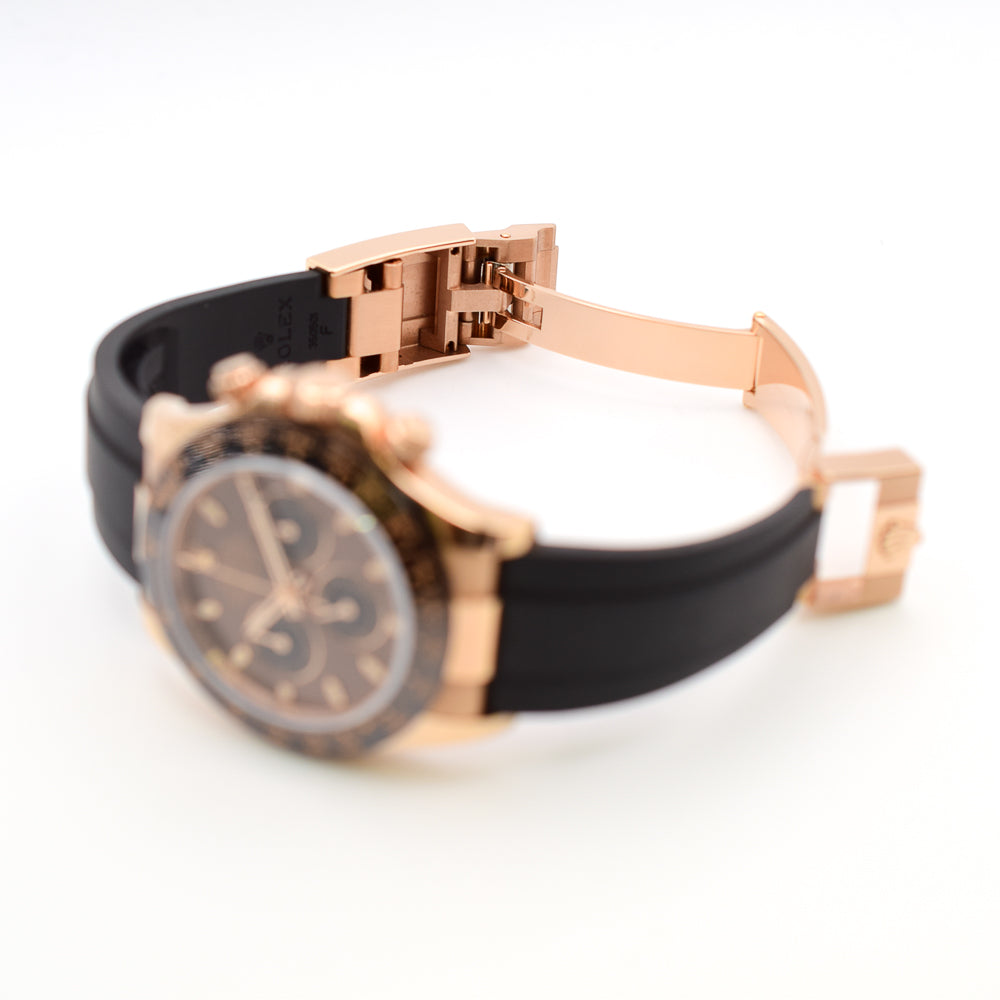 Daytona Rose Gold with Rubber Strap 116515LN