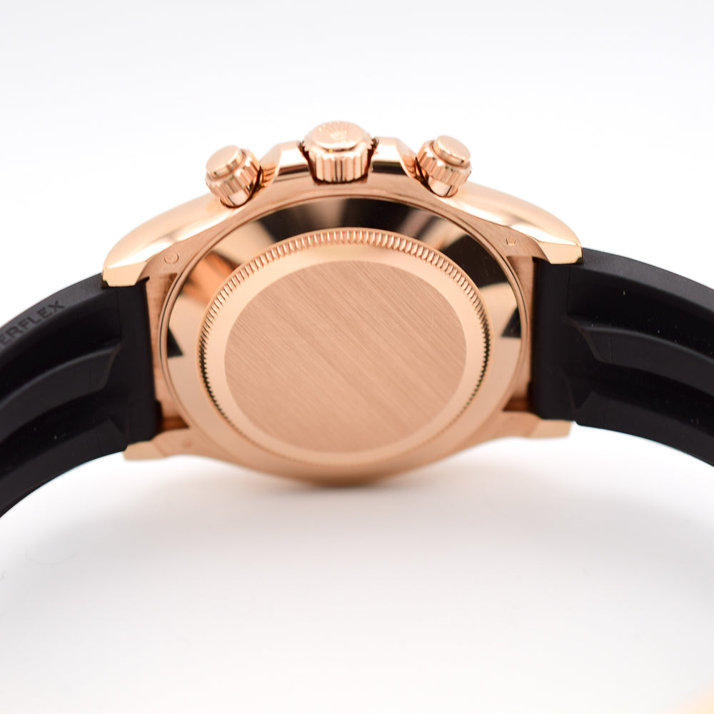 Daytona Rose Gold with Rubber Strap 116515LN