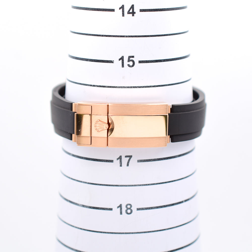 Daytona Rose Gold with Rubber Strap 116515LN