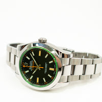 Milgauss Green Crystal 116400GV