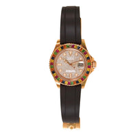 Yacht-Master 40mm Everose Gold Multicolor Sapphire & Tsavorite Bezel 116695SATS