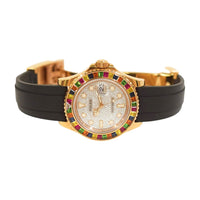 Yacht-Master 40mm Everose Gold Multicolor Sapphire & Tsavorite Bezel 116695SATS