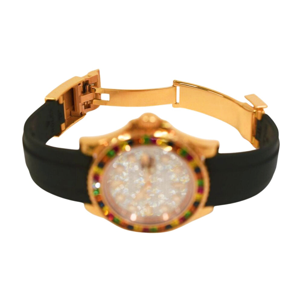 Yacht-Master 40mm Everose Gold Multicolor Sapphire & Tsavorite Bezel 116695SATS