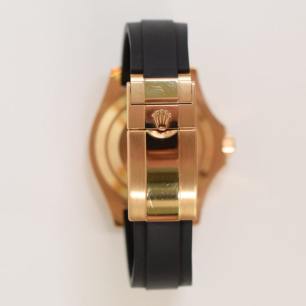 Yacht-Master 40mm Everose Gold Multicolor Sapphire & Tsavorite Bezel 116695SATS