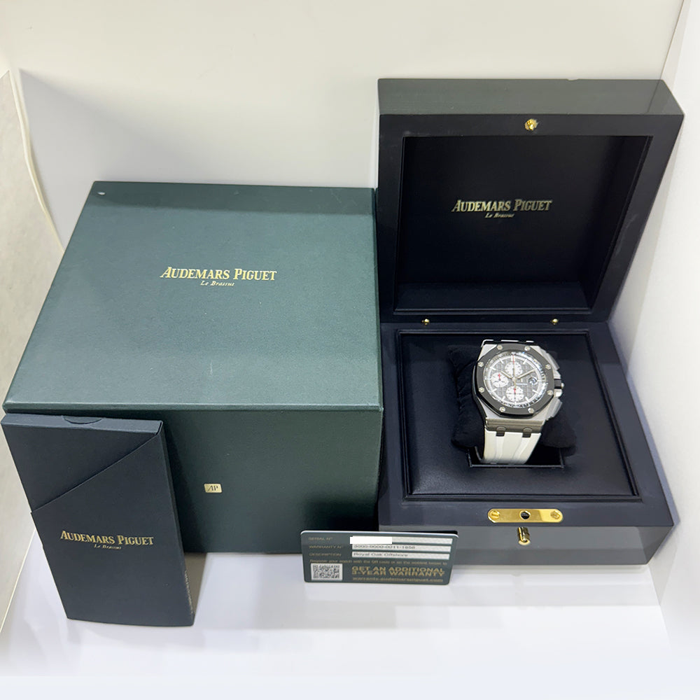 Royal Oak Offshore Chronograph 44mm Titanium Black Ceramic Bezel 26400IO.OO.A004CA.01.A