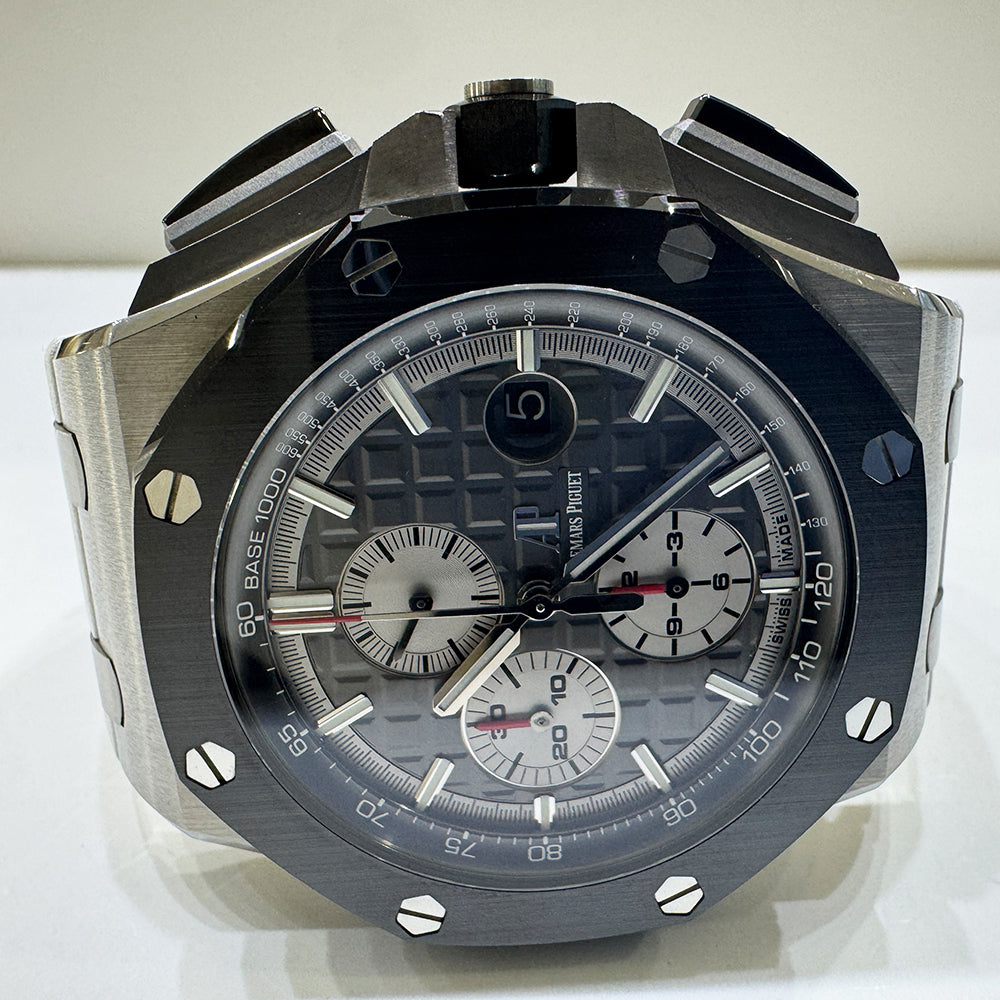 Royal Oak Offshore Chronograph 44mm Titanium Black Ceramic Bezel 26400IO.OO.A004CA.01.A