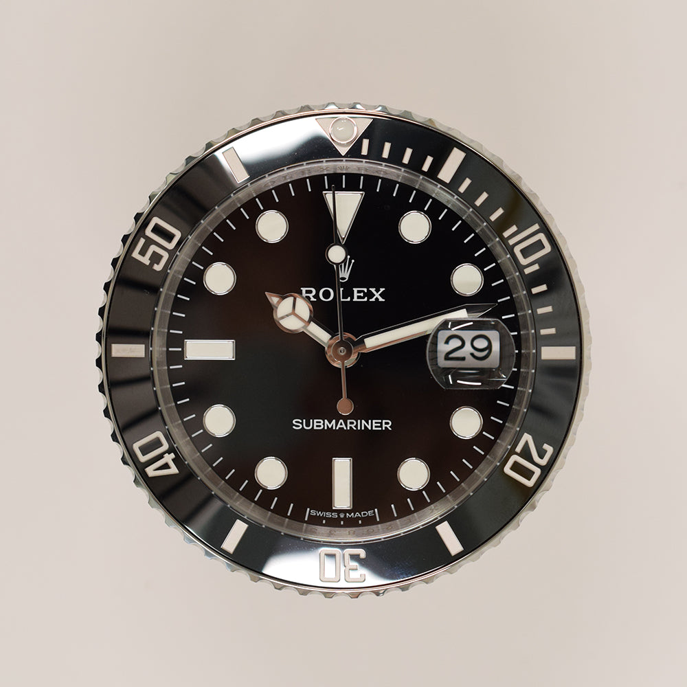 Submariner Date Desk Clock 80mm Steel 909010LN