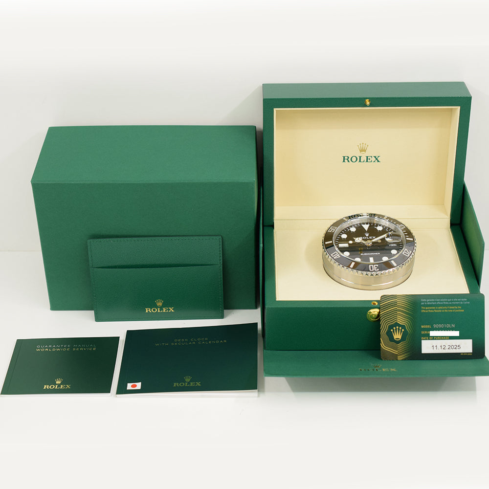 Submariner Date Desk Clock 80mm Steel 909010LN