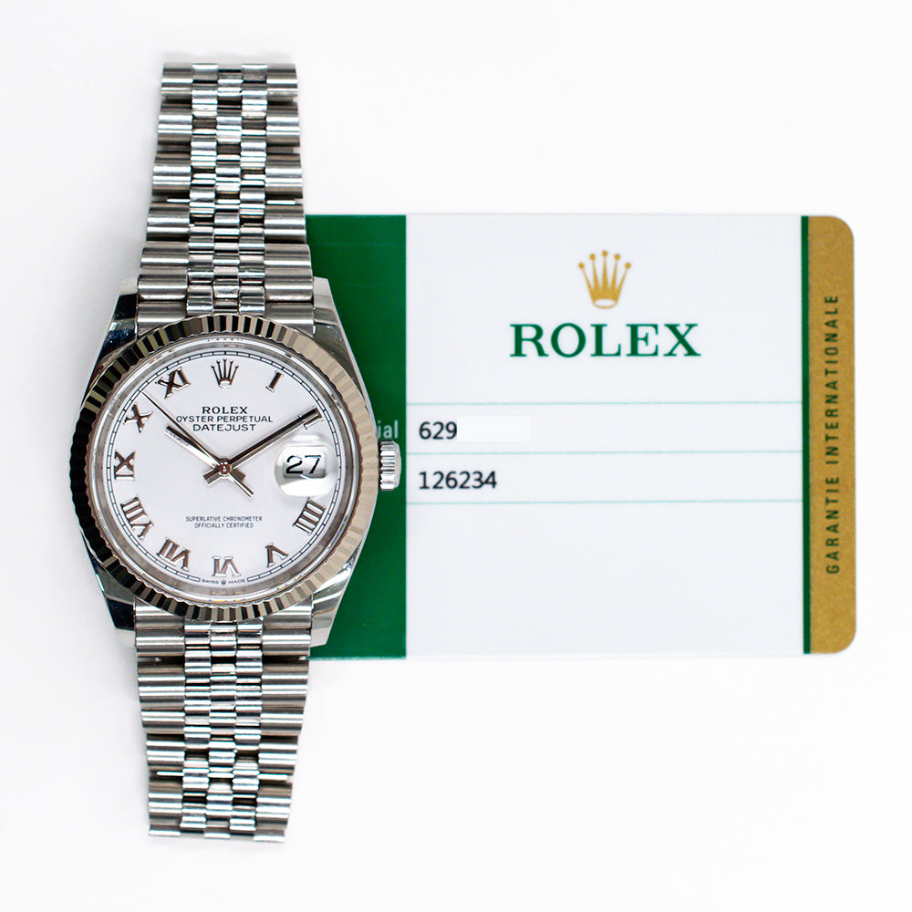 Datejust 36mmSteel and White Gold 126234