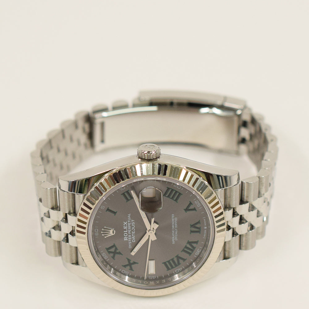 Datejust 41mm Steel and White Gold 126334