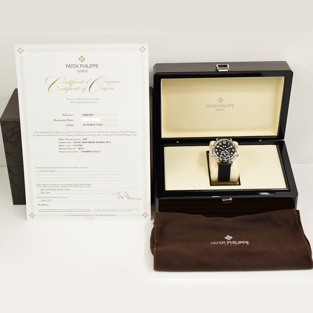 Grand Complications Alarm Travel Time 43mm Platinum 5520P-001