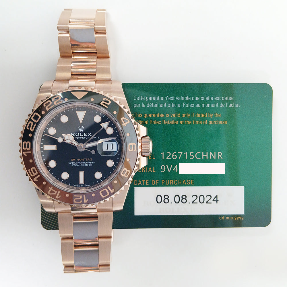 GMT-Master II "Root Beer" Rose Gold 126715CHNR