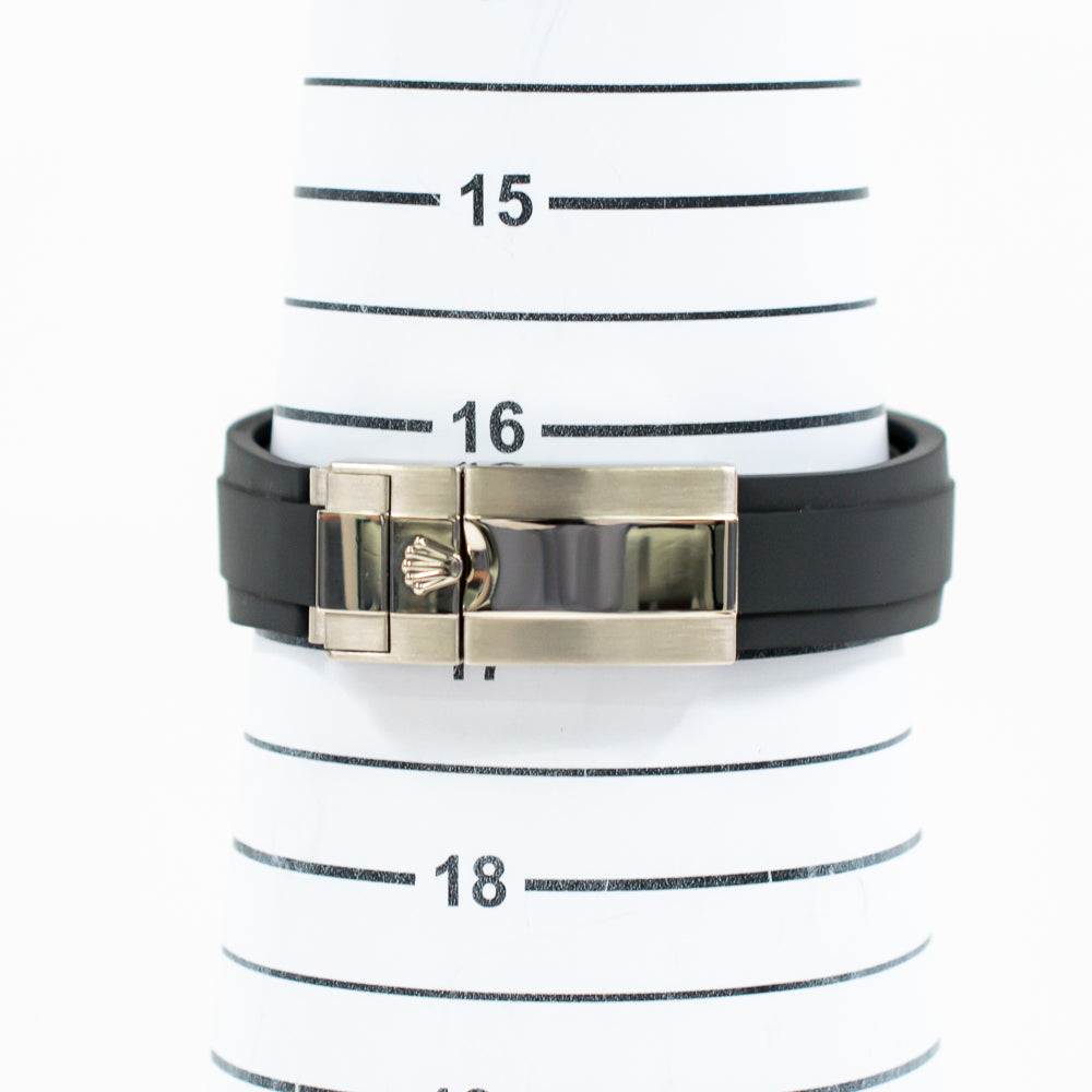 Daytona White Gold with Rubber Strap 116519LN