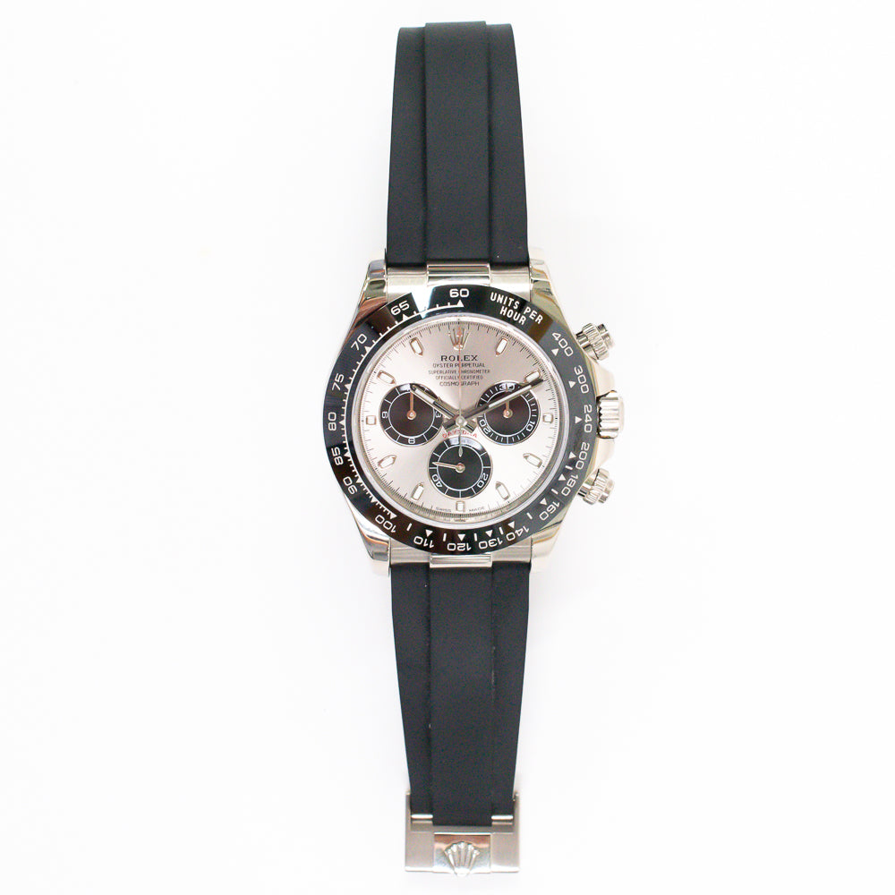 Daytona White Gold with Rubber Strap 116519LN