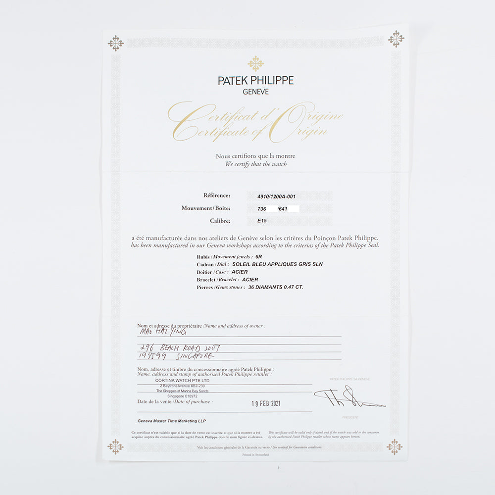 Twenty-4 Diamond Bezel Stainless Steel 4910/1200A-001