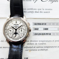 Grand Complications Perpetual Calendar Chronograph 41mm White Gold 5270G-013