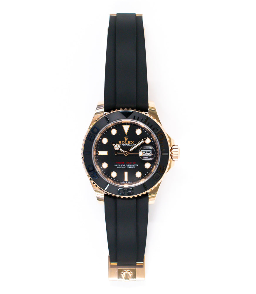 Yacht-Master 40mm Rose Gold on Strap 126655