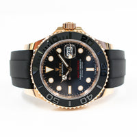 Yacht-Master 40mm Rose Gold on Strap 126655