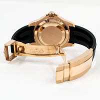 Yacht-Master 40mm Rose Gold on Strap 126655