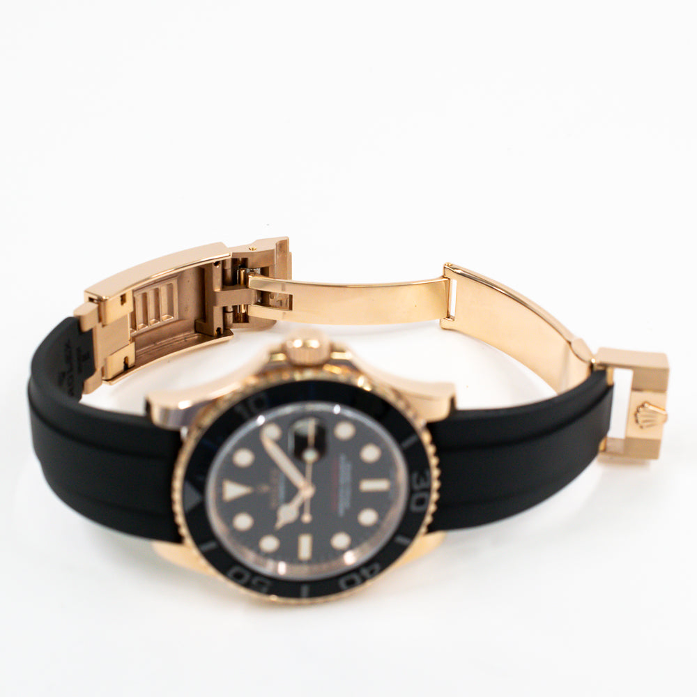 Yacht-Master 40mm Rose Gold on Strap 126655