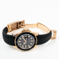 Yacht-Master 40mm Rose Gold on Strap 126655