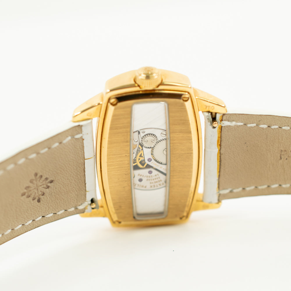 Ladies Gondolo Gemma 37.2mm x 22.4mm Diamond Bezel and Lugs Rose Gold 4991R-001