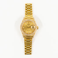 Datejust 26mm Diamond Bezel and Lugs Yellow Gold 69158G