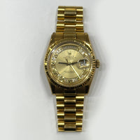 Day-Date President 36mm Yellow Gold Fluted Bezel 118238MR