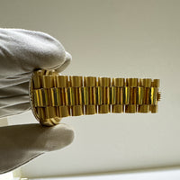 Day-Date President 36mm Yellow Gold Fluted Bezel 118238MR