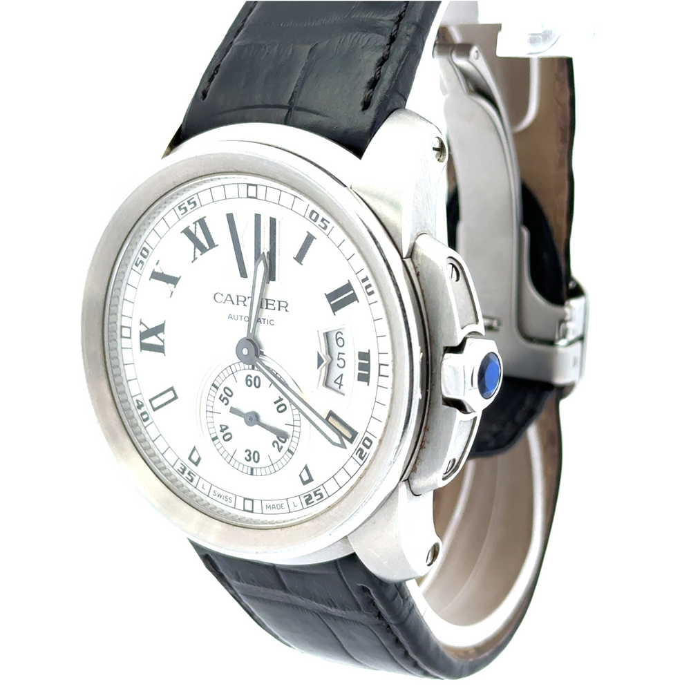 Pre-Owned Cartier Calibre de Cartier Automatic W7100037 42mm Box & Papers