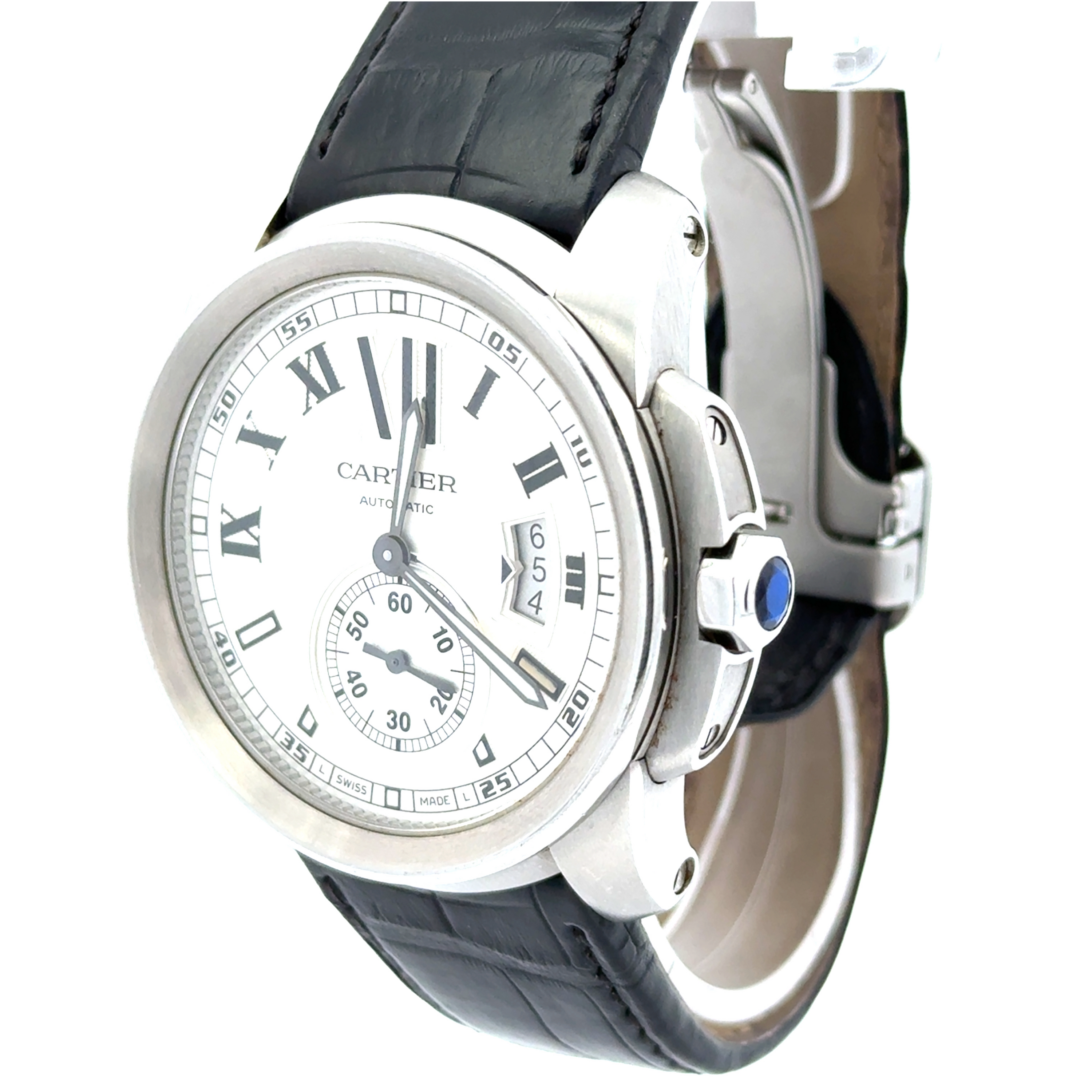 Pre-Owned Cartier Calibre de Cartier Automatic W7100037 42mm Box & Papers