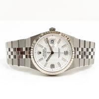 Land-Dweller 36mm Steel and White Gold 127234