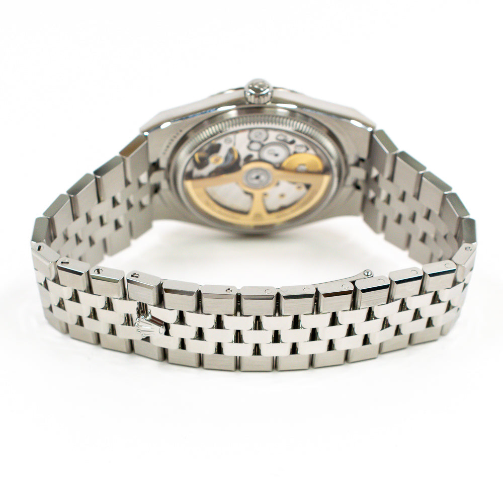 Land-Dweller 36mm Steel and White Gold 127234