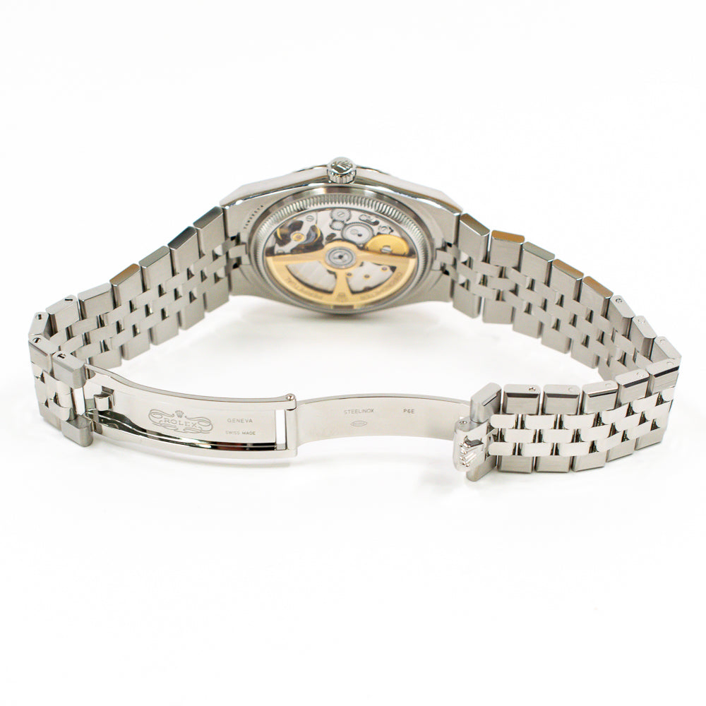 Land-Dweller 36mm Steel and White Gold 127234