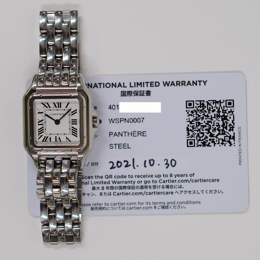 Panthère de Cartier 27mm Stainless Steel Quartz WSPN0007