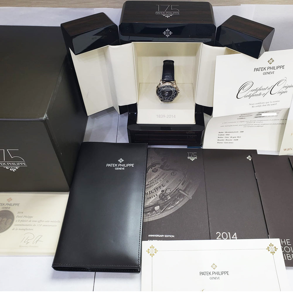 World Time 39.5mm White Gold - 175th Anniversary 5575G-001