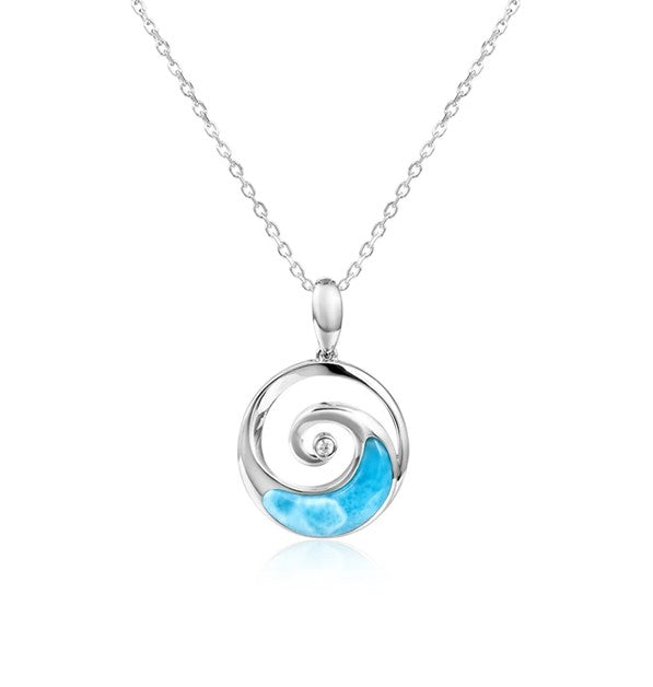 SS Larimar & White Topaz  Wave