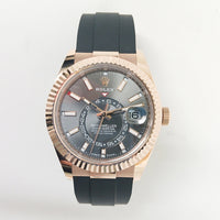 Sky-Dweller Rubber Strap Rose Gold 336235
