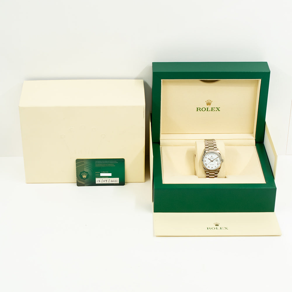 Day-Date 36mm White Gold 128239