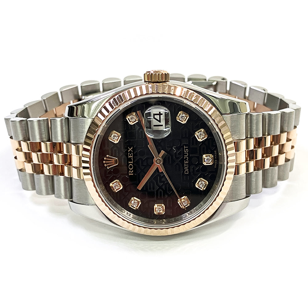 Datejust 36mm Steel and Rose Gold 116231