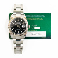 Datejust 41mm Steel and White Gold 126334