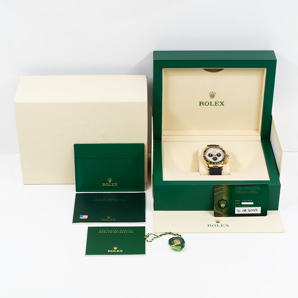Daytona Yellow Gold with Rubber Strap 126518LN