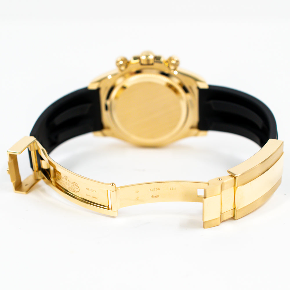 Daytona Yellow Gold with Rubber Strap 126518LN