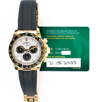 Daytona Yellow Gold with Rubber Strap 126518LN