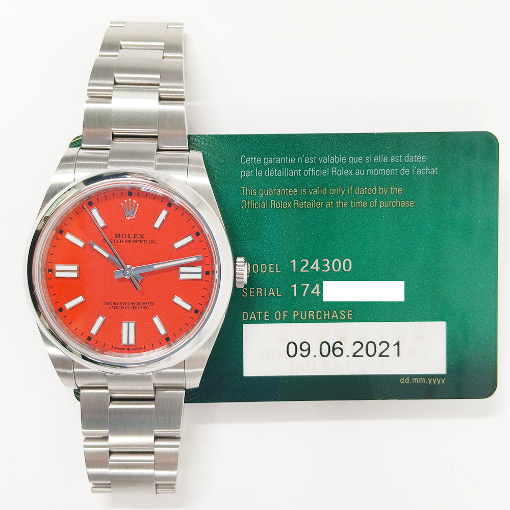 Oyster Perpetual 41mm Steel  124300