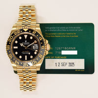 GMT-Master II Yellow Gold 126718GRNR